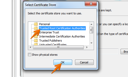Install Certificate From Internet Explorer